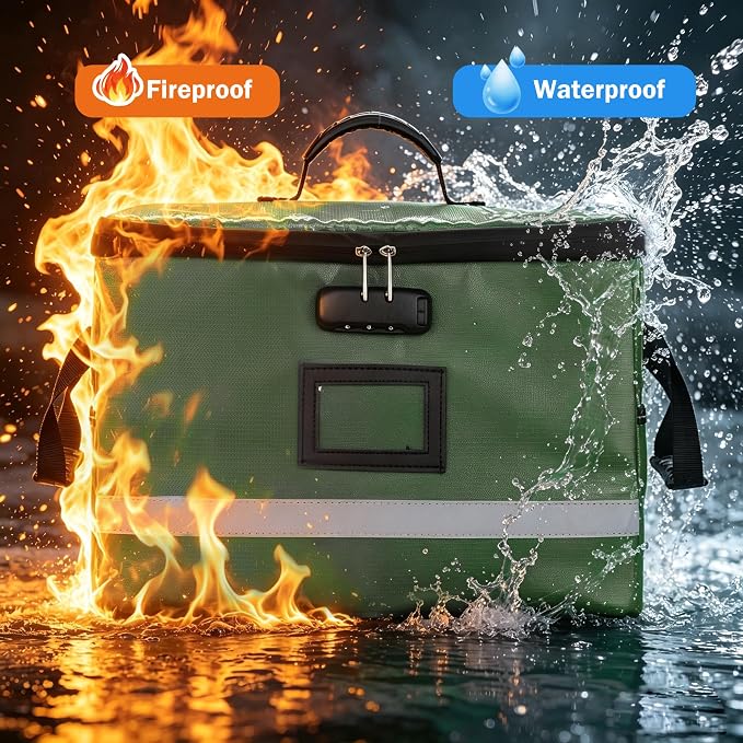 EXLIFBAG File Organizer, Fireproof File Box - Image 6