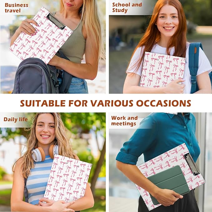 Lacama Coquette Pink Bow Clipboard - Image 5
