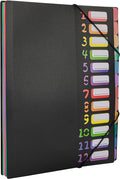 Edufun Rainbow Tab Expanding File Folder by Edufun