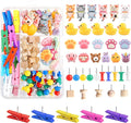 117 Pieces Push Pins Set Cute Thumb Tacks Decorative Push Pins by BESARME