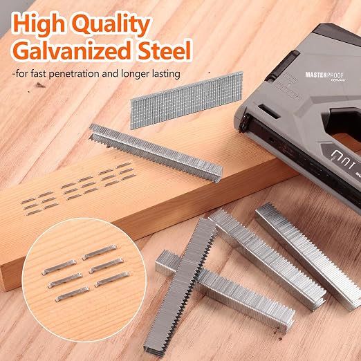 Heavy Duty T50 Staples 1580-Count 4 Sizes Includes: 5/16", 9/16" Beveled - Image 4
