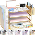 OPNICE Desk Organizers and Accessories, 4-Tier Office Desk Accessories & by OPNICE
