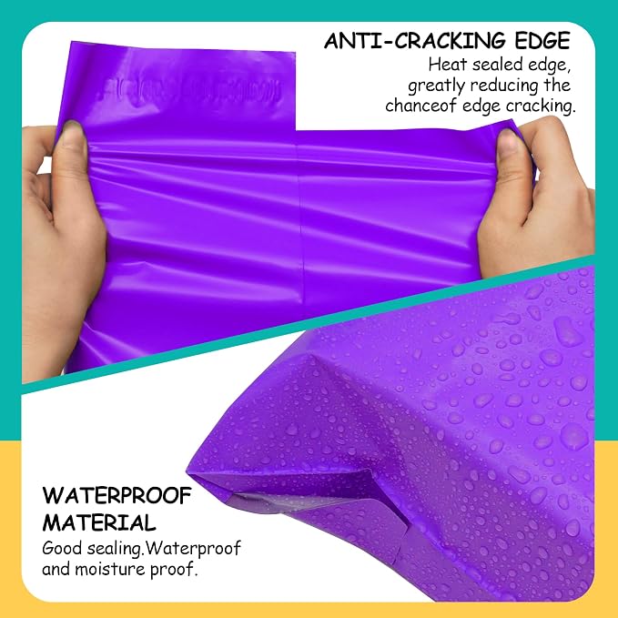 Poly Mailers 14.5x19 inch 50 Pcs, Waterproof and Tear-resistant Shipping Bags - Image 4