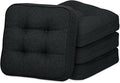 GOFORIT Chair Cushions Set of 4, Tufted Shredded Memory Foam Chair Pads by Unknown