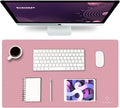 K KNODEL Small Office Leather Desk Mat, Mouse and Keyboard Pad, Computer and by K+KNODEL