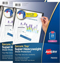 Avery Diamond Clear Top Sheet Protectors, Super Heavyweight Page Protectors by Avery