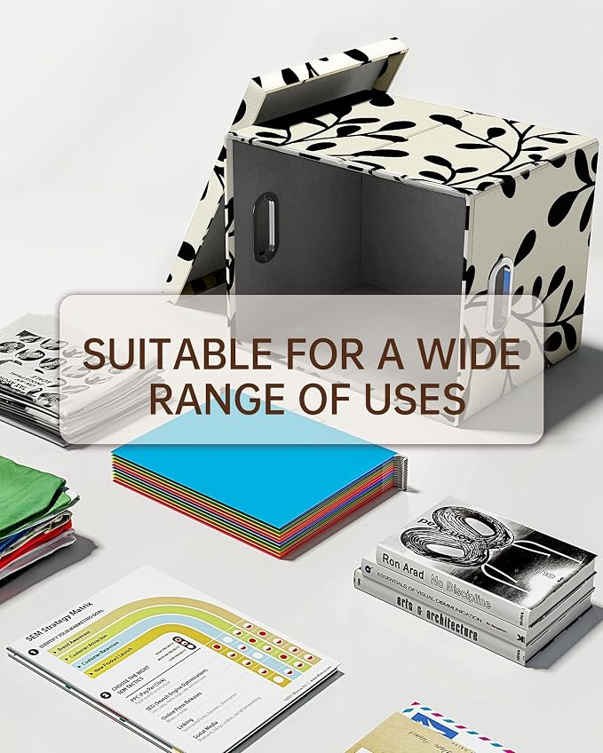 Oterri 2 Pack File Storage Organizer, Document Organizer, Portable File Box - Image 7