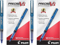 PILOT Precise V5 Rollerball Pens, Extra Fine Point 0.5 mm Blue Pens, Journaling by PilotCorporationofAmerica