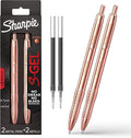 Sharpie S-Gel Pens, Copper Metal Body, Medium Point, Includes 2 Pens and 2 by Unknown