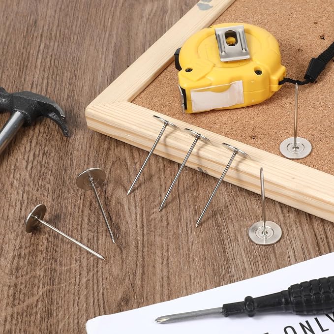 20PCS Long Thumb Tacks, 18mm X 50mm Extra Large Push Pins, Flat Head Furniture - Image 4