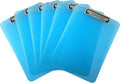 Trade Quest Plastic Clipboard Transparent Color Letter Size Low Profile Clip by Trade+Quest+Global+Corp