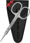 Cuticle Scissors Extra Fine Curved – German Quality Stainless Steel – Manicure by FABINOC