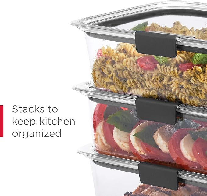 Rubbermaid Brilliance BPA Free 44-Piece Food Storage Containers Set Airtight - Image 7