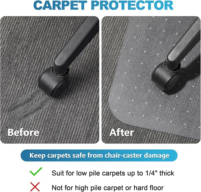 Thickened Chair Mat for Carpet - Image 4