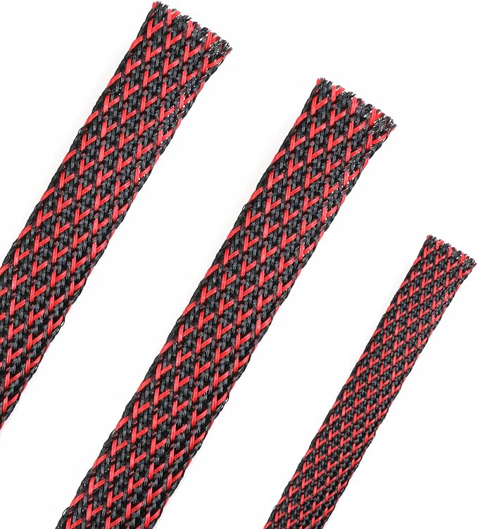 25ft PET Expandable Braided Cable Sleeve 1/3inch Pet Braided Cable Sleeve by PursuingaBetterLife