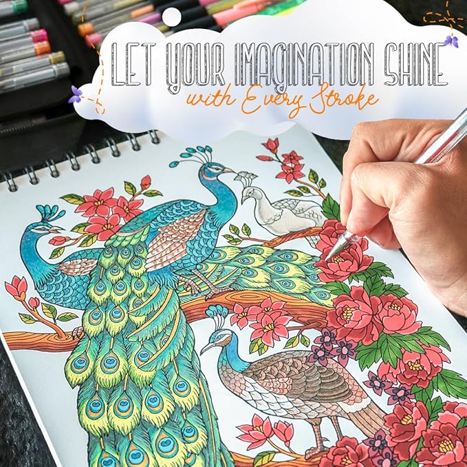 ColorIt Gel Pens Set for Coloring – 192 Pack - Image 3