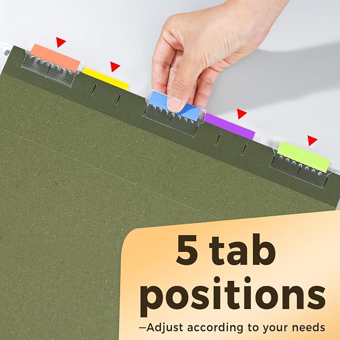 SUNEE Hanging File Folders Legal Size, 25 Pack Reinforced Hang Folders - Image 6