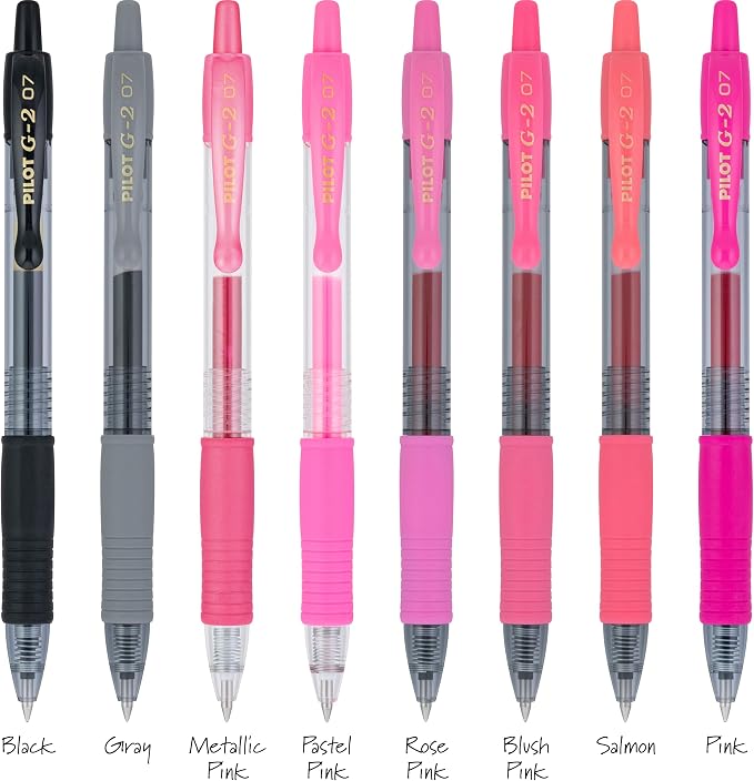 Pilot G2 Premium Gel Roller Pens, G2 Boost Pink Pens Pack, The Colors of - Image 6
