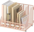 SUPEASY Desk Organizers Metal Desk Magazine File Holder by SUPEASY
