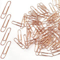 Luomorgo 120 Pcs Rose Gold Paper Clips by Luomorgo