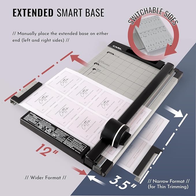Carl, Professional Rotary Paper Trimmer 15-inch, 15 Sheet Cutting Capacity - Image 4