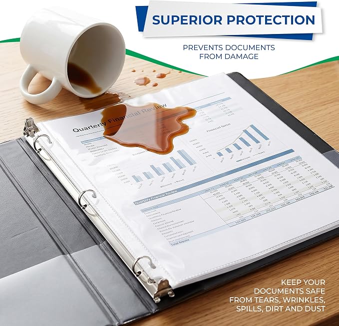 Samsill 200 Pack Sheet Protectors, 8.5x11 Inch Page Protectors - Image 4