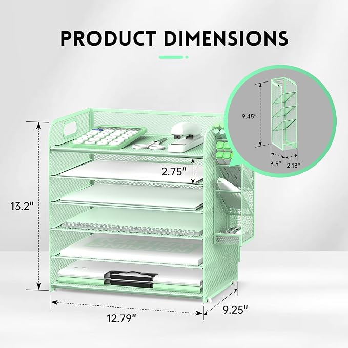SUPEASY 6 Tier Desk Organizer - Image 2