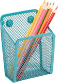 Magnetic Pencil Holder, Mesh Stainless Steel Pen Basket, Metal Writing Utensil by Sanpaint