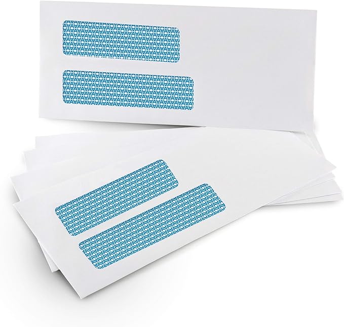 Aimoh #9 FLIP & SEAL Double Window Security Envelopes - Image 3