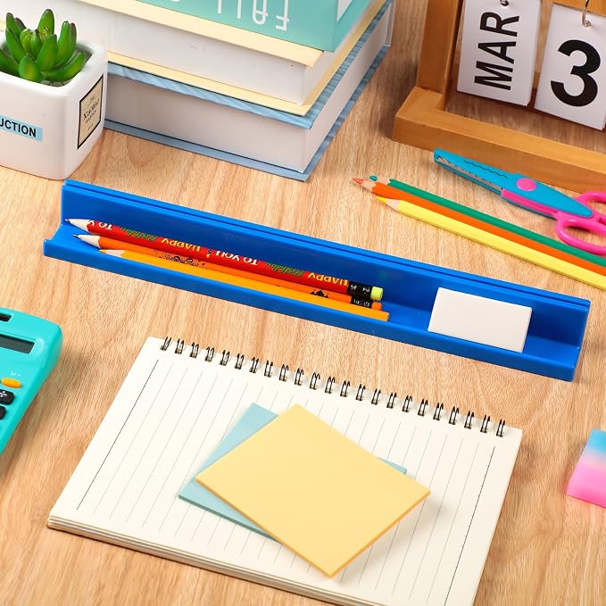 PerKoop 20 Pcs Classroom Desk Name Plates Holder - Image 3