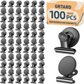 Grtard 100pack Magnetic Clips Heavy Duty, Refrigerator Magnets, Scratch Free by Grtard
