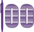 deegtran Pens Bulk, 100 Pack No Bleed Purple Barrel Click Pens, Wholesale by DEEGTRANPENS