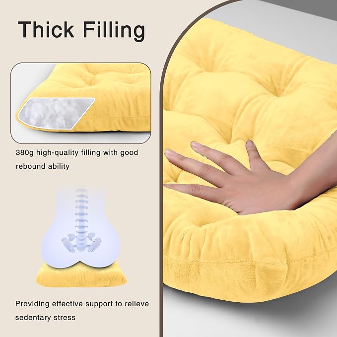 OVOV 4 Pack Chair Cushions for Dining Chairs Soft Seat Cushions for Kitchen - Image 6