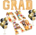 4PCS Wooden Graduation Decorations Number Charcuterie Board Box- GRAD by Nsoyos