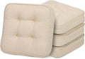 GOFORIT Chair Cushions Set of 4, Tufted Shredded Memory Foam Chair Pads by Unknown