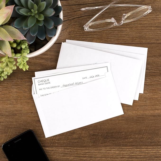 Mead #6-3/4 Envelopes, 3-5/8" x 6-1/2", Security Printed Lining - Image 2