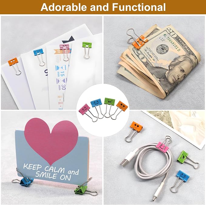 Coideal Smiling Binder Paper Clips - Image 4