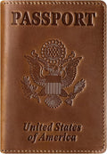 BIAOTIE Premium Leather Passport Holder Covers, Rfid Travel Wallet Passport by BIAOTIE