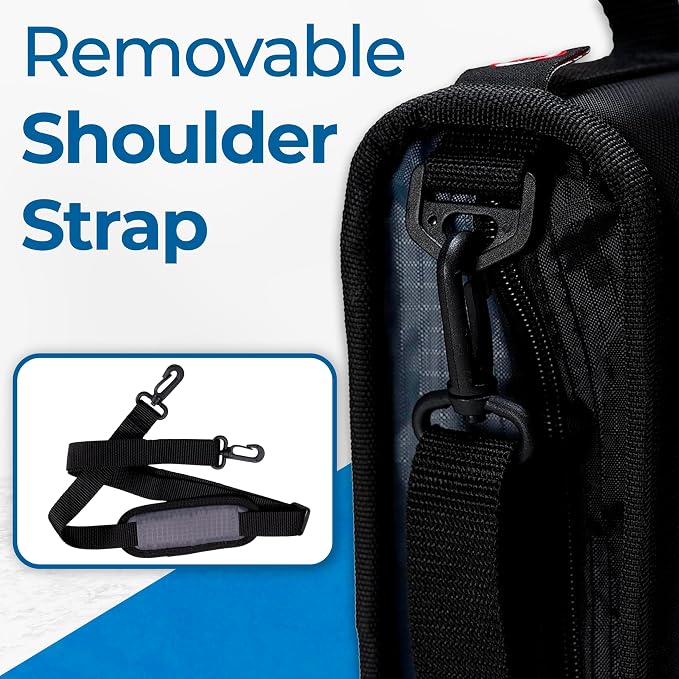 Case-it Mighty Zip Tab Zipper Binder, Expanding File Folder and Shoulder Strap - Image 3