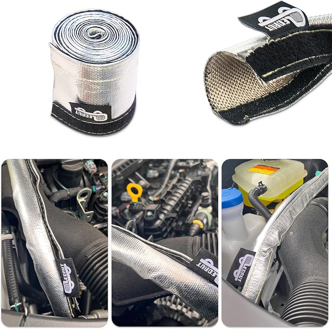 Heat Shroud Sleeve Aluminized 2 Pcs - Image 3