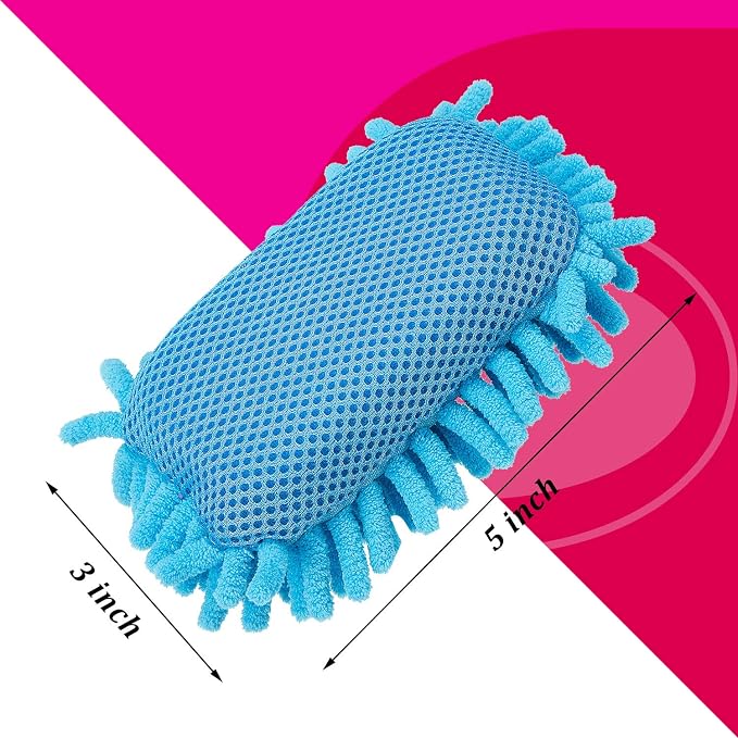 Zonon 4 Pieces Dry Erase Eraser Microfiber Shag Washable Whiteboard Eraser - Image 4