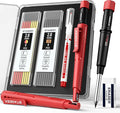 STAGEEK Carpenter Pencil with Sharpener, Mechanical Carpenter Pencils with 19 by STAGEEK