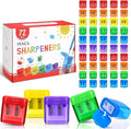 Aodaer 72 Pieces Pencil Sharpeners Bulk Double Hole Pencil Sharpener Manual by Aodaer