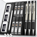 Nicpro 0.7 mm Art Mechanical Pencil Set in Storage Case, 3 Erasers by Nicpro