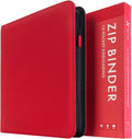 Vault X 12 Pocket Zip Binder, 480 Cards, Exo-Tec Material, 20 Side-Loading Pages by VaultX