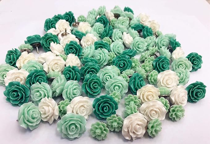 24Pcs Decorative Pushpins, Cork Board Tacks, Bulletin Board Tacks, Thumb Tack - Image 3