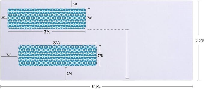 Aimoh #8 Double Window Gummed Security Envelopes - Image 4