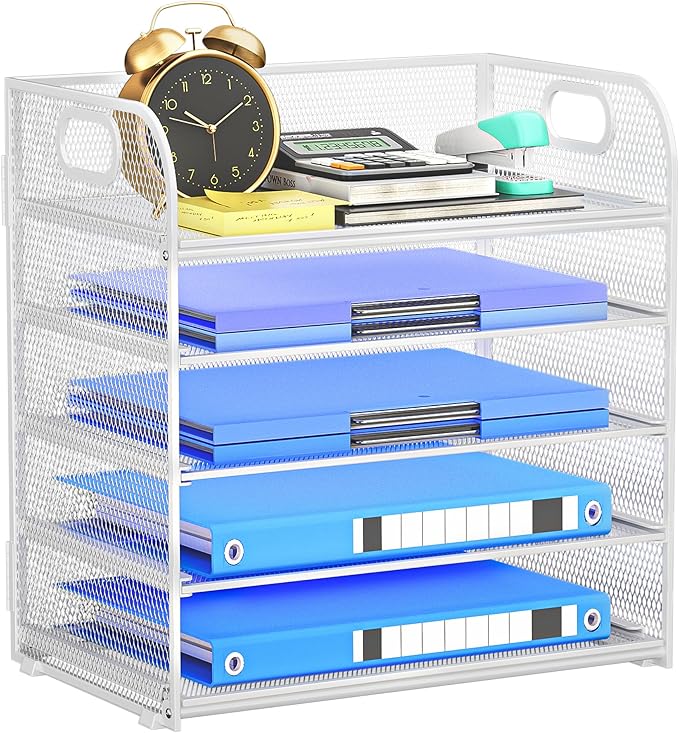 5-Tier Stackable Paper Organizer by Kinkota