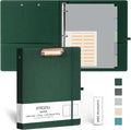 EYROZILL 3 Ring Binder, 1 Inch Linen Binder Organizer by EYROZILL