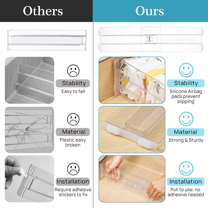 Vtopmart 12 Pack Drawer Dividers - Image 9